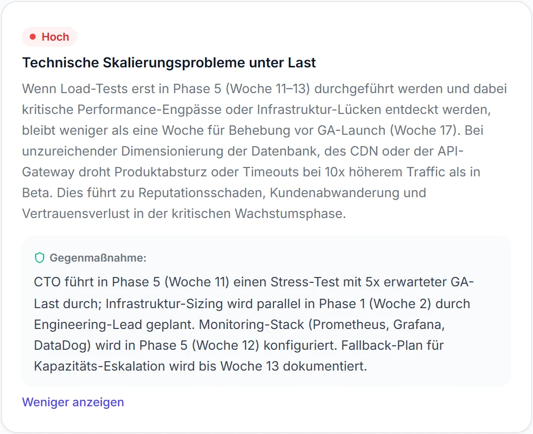 Das Ergebnis in PathHub
