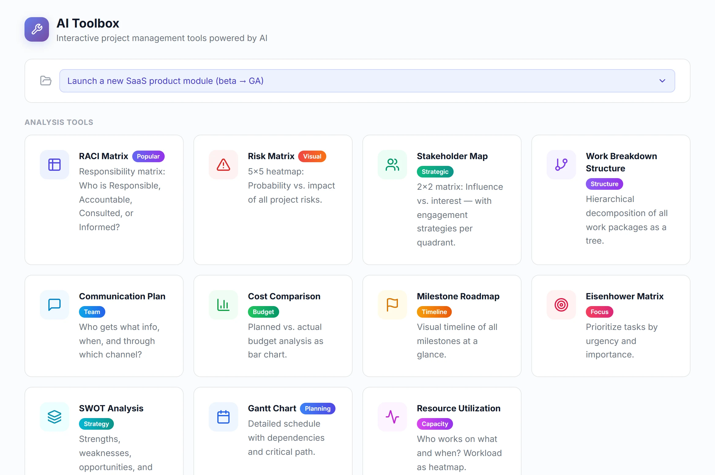 AI toolbox